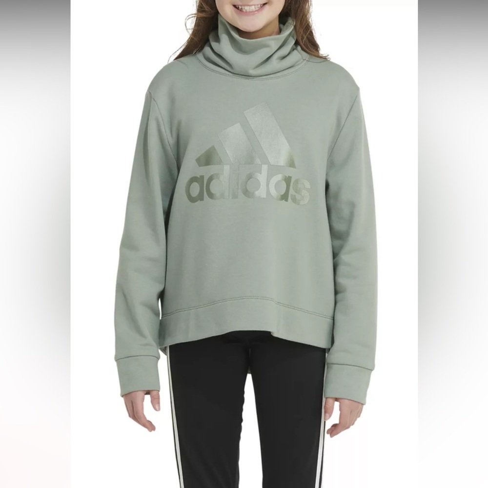 Adidas Youth Mock Neck FT Pullover